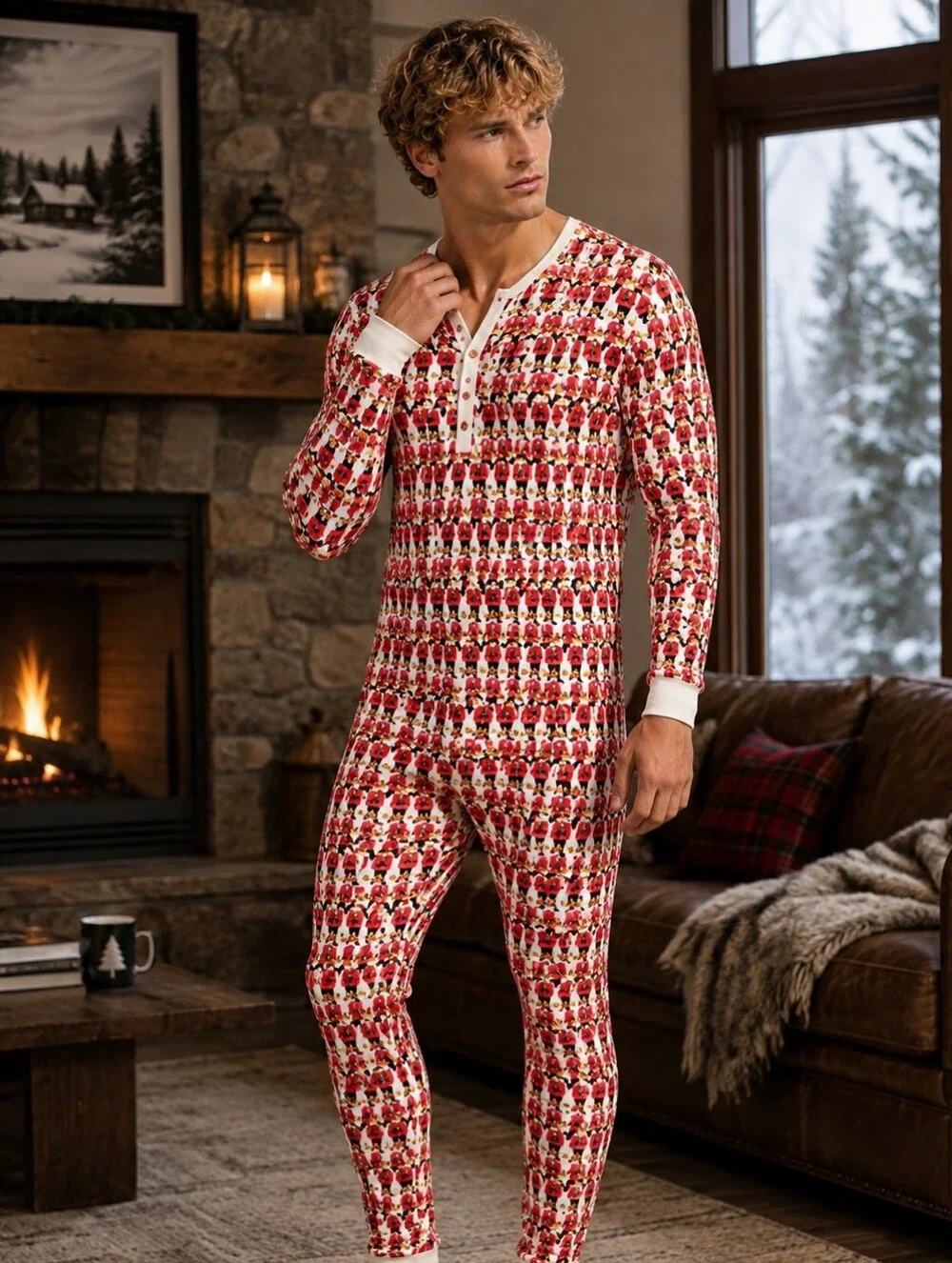 Drake General Store Arborist Mountie Adult Onesie S Canada Union Suit NWOT CC